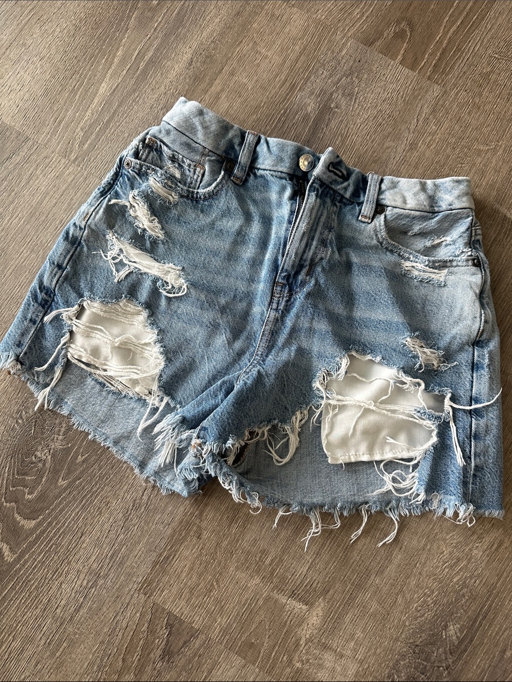 Distressed AE Shorts